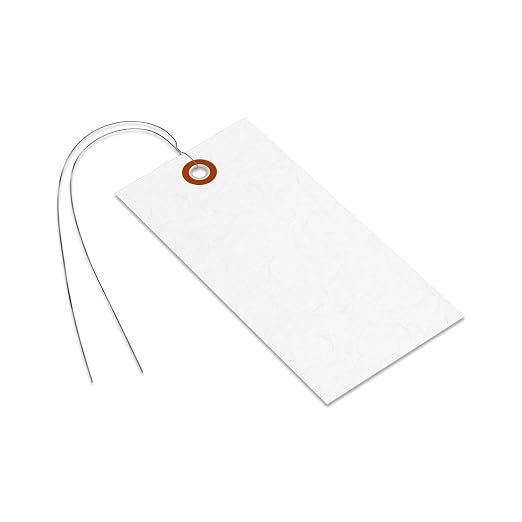 SmartSign Blank White Shipping Tags - Image 6