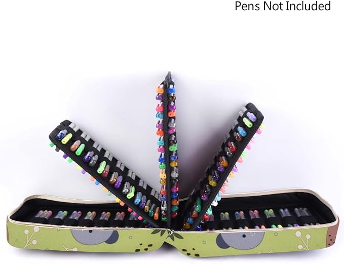 qianshan Pencil Case Holder Slot - Holds 202 Colored Pencils or 136 Gel Pens - Image 6