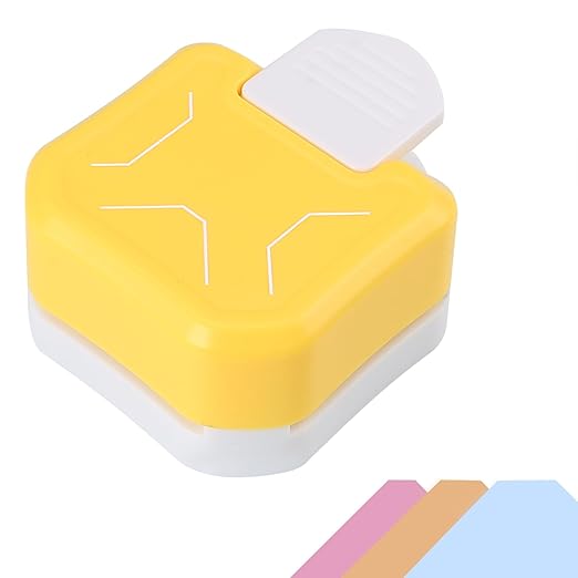 3 in 1 Diagonal Corner Punch, 3 Way Corner Paper Punch for Paper Crafts, Journals, Greeting Cards, Postcards, DIY Projects, Invitations Cards, Gift Tags, and Scrapbooking-DeskLoop Office