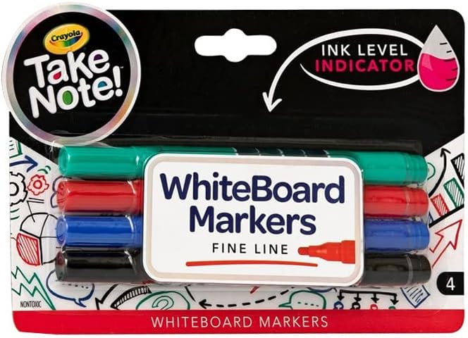 Crayola Take Note Dry Erase Markers, Fine Line - Image 2