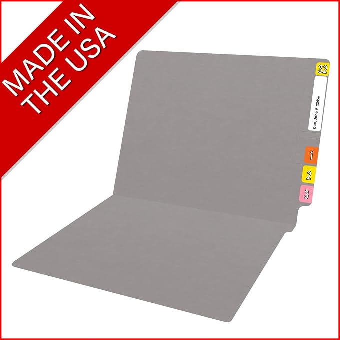 Ecom Folders End Tab File Folders | Letter Size 14 Pt Heavy Duty Structure | - Image 9