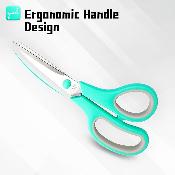 Vitoler Scissors All Purpose, 8.5" Heavy Duty Scissors Bulk,Cute Scissor for Office Craft Fabric, Back To School Supplies-DeskLoop Office