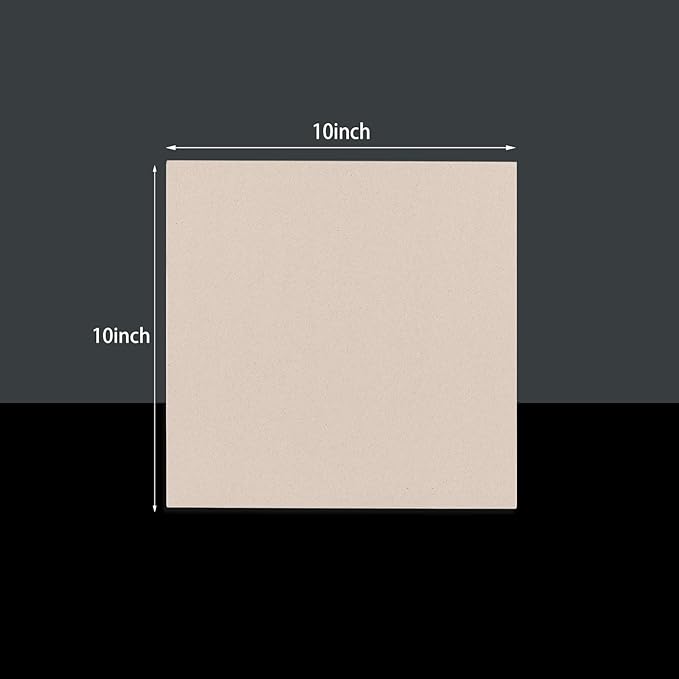 25 Pcs Book Board, Binder Board, Cover Board, Heavy Duty Chipboard for Book Binding, DIY Cardboard (Gray, 10 x 10 Inch 80PT)-DeskLoop Office