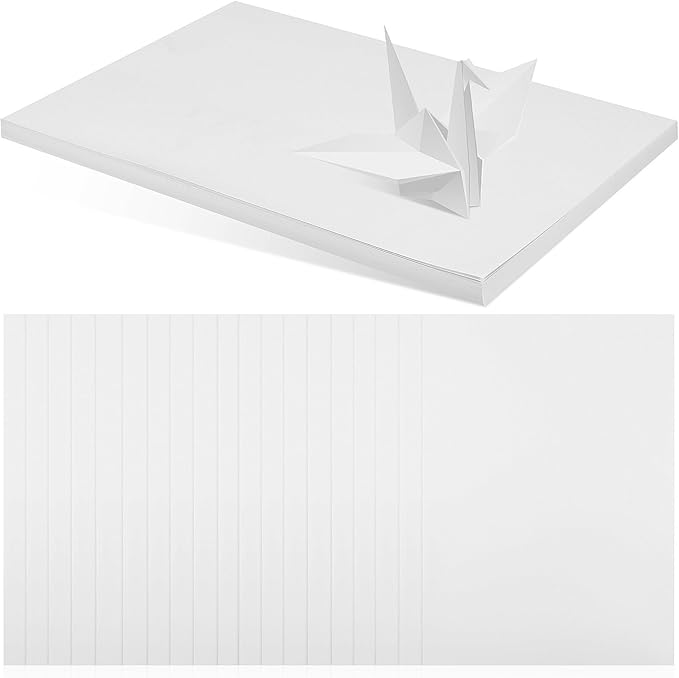 50 Sheets White Cardstock Paper 8.5 X 11 Inch, 180g a4 Printer Paper for Diy Crafts, Scrapbooking, Invitations, Decorations-DeskLoop Office