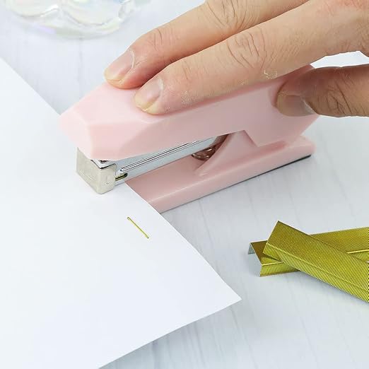 NatSumeBasics 3000 Yellow Gold Staples 26/6 Standard Colored Staple Refill - Image 7