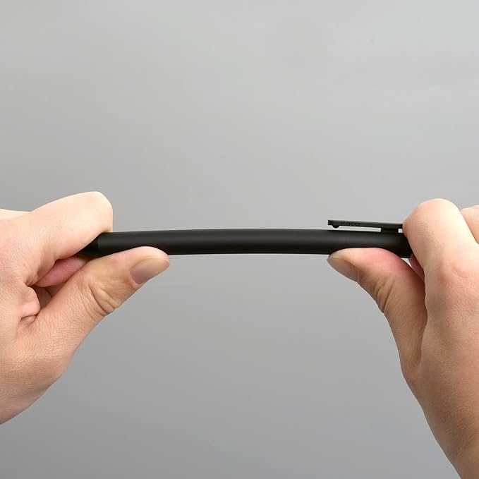 Kaco Gel Pens, 0.5 mm Fine Point, Black Ink 10 Count, Quick Dry Smooth Writing, Aesthetic Office Supplies Refillable Retractable-DeskLoop Office