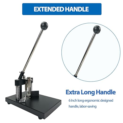 Corner Rounder Punch Cutter,30mm/1.2” Thickness Manual Corner Rounder with R6mm R10mm Cutting Dies,Paper Punch Cutter Commercial Card Cutter for Heavy Cardstock, Alumium Stack-DeskLoop Office