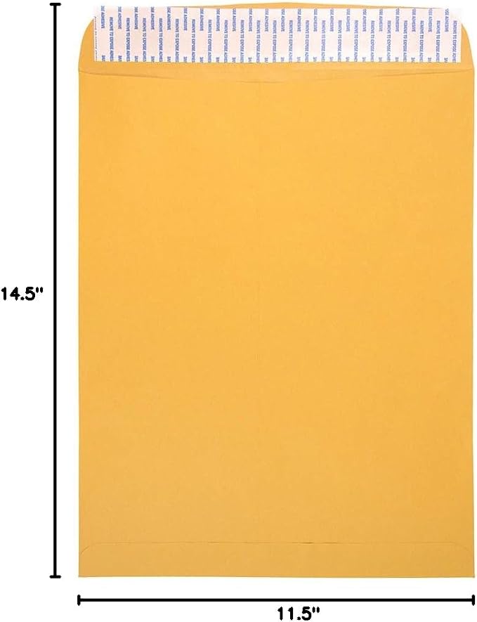 JAM PAPER 11 1/2 x 14 1/2 Open End Catalog Commercial Envelopes - Image 4