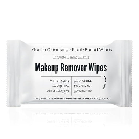 Bulk Makeup Remover Wipes - 25 Wipes per Bulk Pack - Resealable Packaging for Convenience-DeskLoop Office