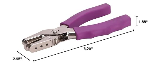 1 Hole Punch, 1/4 inch of Single Whole Punch,with Soft Grip Handles, - Image 8