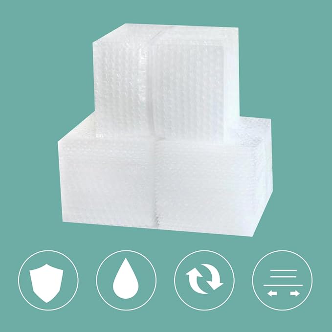 XYH 100 Pcs Bubble Pouches, 6''x8''or 8''x10'' Multiple combinations Bubble Bag for Packing, Which is Anti-Impact Come with Exquisite Sealing Label Storage Packing and Moving.-DeskLoop Office