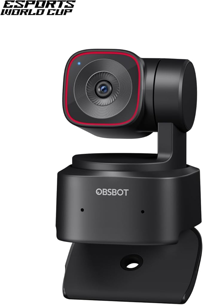 OBSBOT Tiny 2 Lite 4K Webcam for PC, AI Tracking PTZ Streaming Camera with 1/2" Sensor, Gesture Control, 60 FPS, HDR, Microphones, Web Camera for Desktop Computer, Laptop, Meeting, Video Calls, etc.-DeskLoop Office