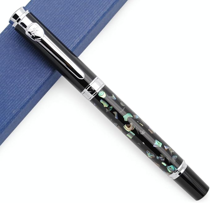 JINHAO 8802 Fountain Pen F Nib (Shell Carving - 2)-DeskLoop Office
