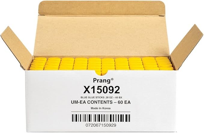 Prang Washable Glue Stick, Blue, 28 Oz., 60 Count-DeskLoop Office