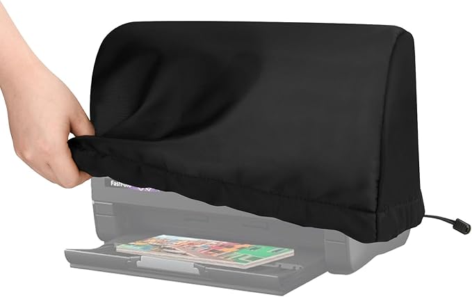 Dust Cover for Epson FastFoto FF-680W Wireless Desktop Document Scanner, Antistatic Protector Case Compatible with ScanSnap iX1600 iX1500 iX1400 Photo & Receipt Scanner (Case Only)-DeskLoop Office