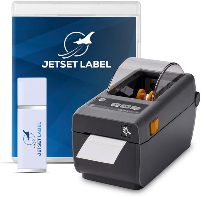 Zebra ZD410 Direct Thermal Label Printer | USB & Ethernet Connectivity | 2 Inch Print Width | ZD41022-D01E00EZ-DeskLoop Office