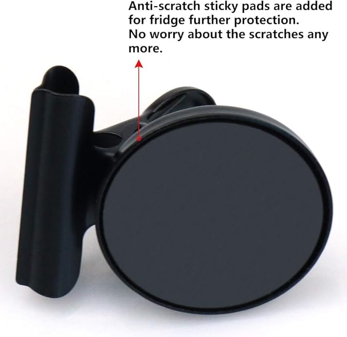 Grtard 40 Pack Magnetic Clips Heavy Duty, Black Magnet Clips for Fridge, Refrigerator Magnets, Strong Magnetic Clip, Scratch Free Magnets with Clip for Whiteboard, Refrigerator, Cruise, Locker-DeskLoop Office