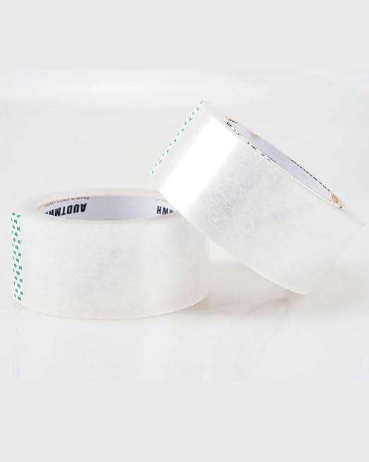 Packing Tape Refills, Clear, Packaging Tape Heavy Duty Designed for Moving, Shipping and Packing, Mailing,1.88" x 60 yds, 2 Rolls-DeskLoop Office