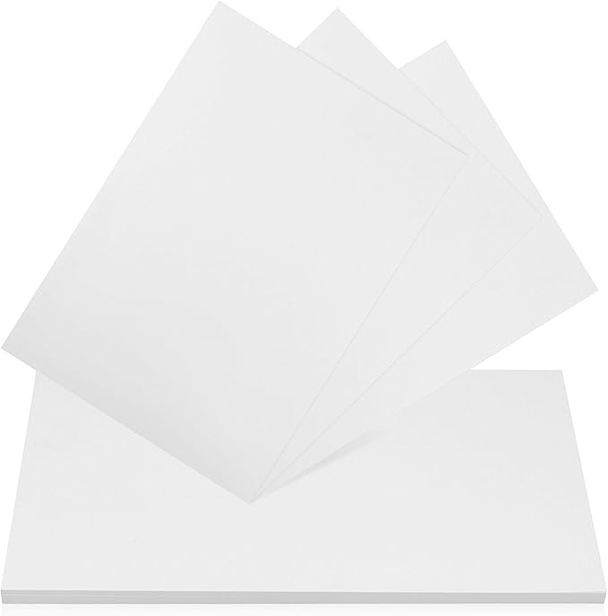50 Sheets White Cardstock Paper 8.5 X 11 Inch, 180g a4 Printer Paper for Diy Crafts, Scrapbooking, Invitations, Decorations-DeskLoop Office