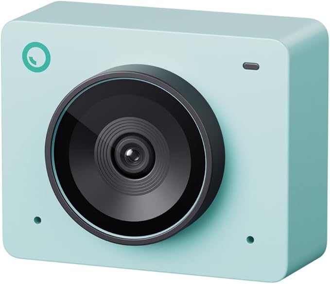 OBSBOT Meet 2 Webcam 4K - AI Framing & Auto Tracking, 1/2" Sensor, 60FPS, Auto Focus, HDR, Dual Mics - Lightweight USB Web Camera for Streaming, Zoom Meetings, Gaming. (Aurora Green)-DeskLoop Office
