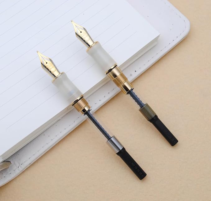 JINHAO 100 Fountain Pen with Ink Converter (Medium Nib 0.7mm, Palace Museum Red)-DeskLoop Office