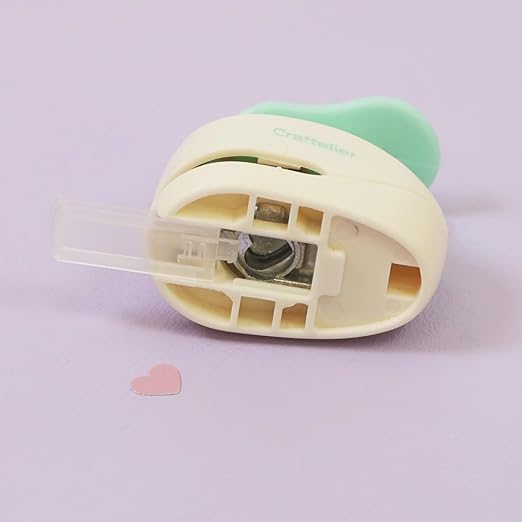 Craftelier - 3/8 Inch Heart Hole Punch with Lever Press | Hole Puncher for Paper Crafts | Heart Punch for Scrapbooking, DIY Cards & Journals | Hole Puncher for Paper & Cardstock.-DeskLoop Office