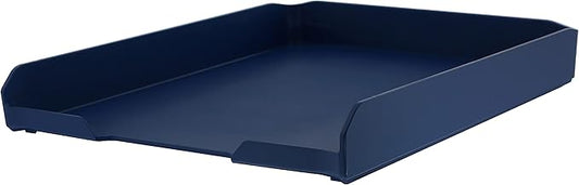 Bostitch Office Konnect Letter Tray, Fits 9.75" x 12" Sized Documents, Blue-DeskLoop Office