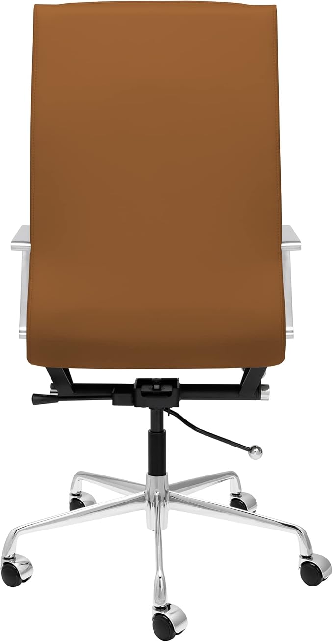 Laura Davidson Furniture SOHO II Tall Back Padded Management Chair (Brown)-DeskLoop Office