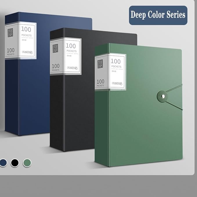 File Folder - 100 Pockets, Durable A4 Letter Size Organizer, Water-Resistant Plastic Dividers, Home/Office/School Document Holder (Pink)-DeskLoop Office