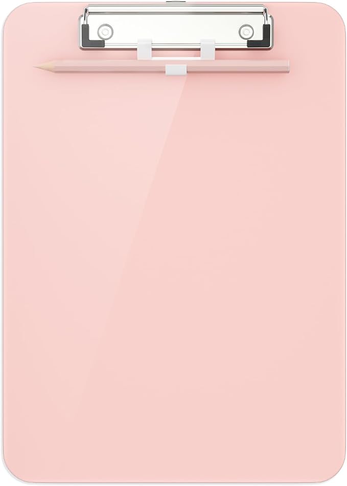 Hongri Plastic Clipboard with Pen Holder, Nurses and Women, Low Profile Clip - Image 9