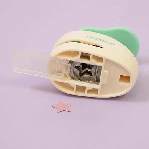 Craftelier - 5/8 Inch Star Hole Punch with Lever Press β Star Hole Puncher for Paper Crafts | Punch for Scrapbooking, DIY Cards & Journals | Hole Punch Shapes for Paper & Cardstock.-DeskLoop Office
