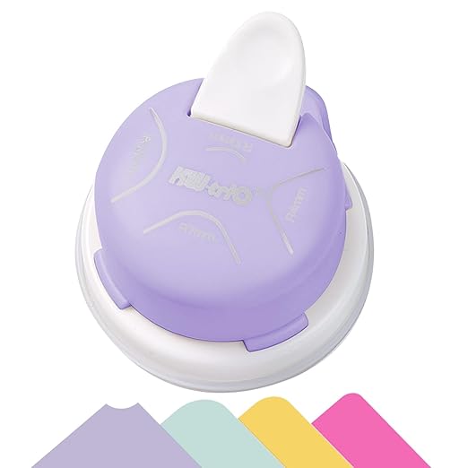 Kaluofan Corner Rounder Punch, 2024 Upgraded 4 in 1 Corner Punch (Inside Rounded Corner+R4mm+R7mm+R10mm), Paper Corner Rounder, Punches for Crafts, DIY Projects, Photo, Card, Scrapbooking Making-DeskLoop Office