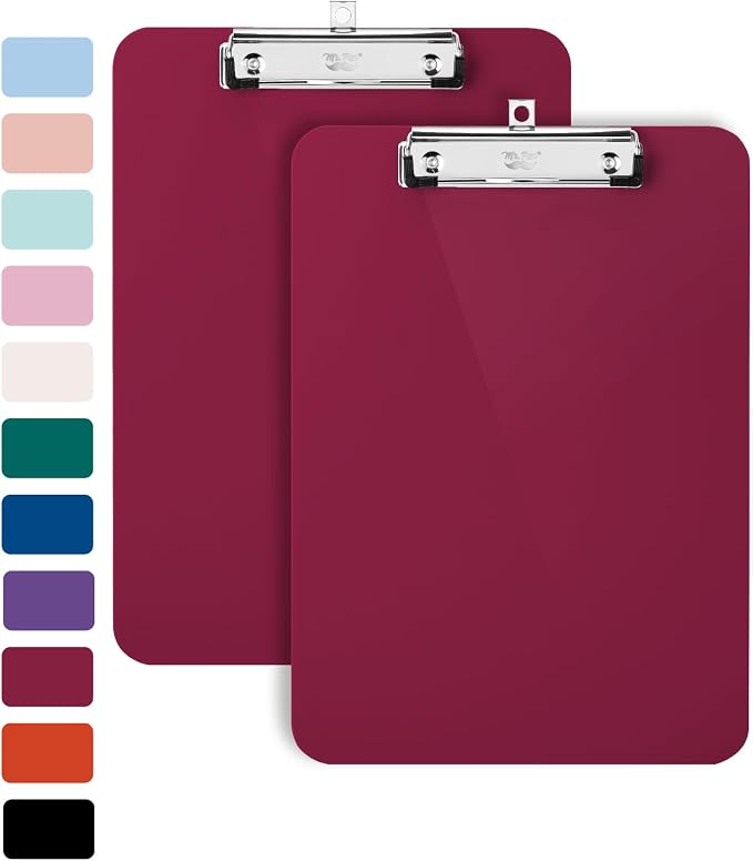 Mr. Pen- Plastic Clipboard, 12.5" x 9", 2 Pack, Clipboard Plastic | Low-Profile - Image 8