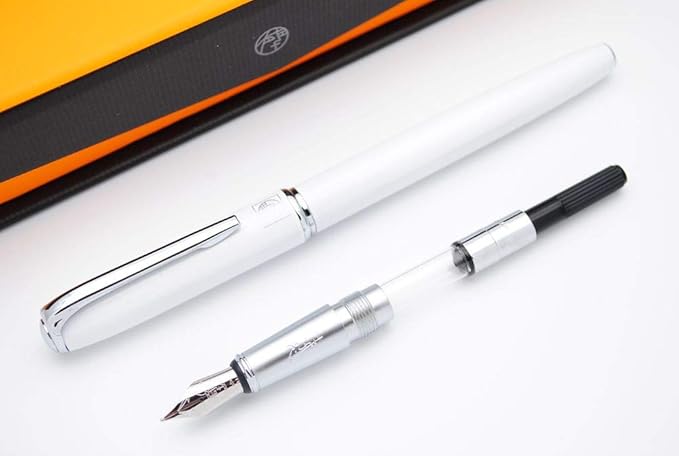 Picasso 916 Malage Fountain Pen M Nib Original Box (White)-DeskLoop Office