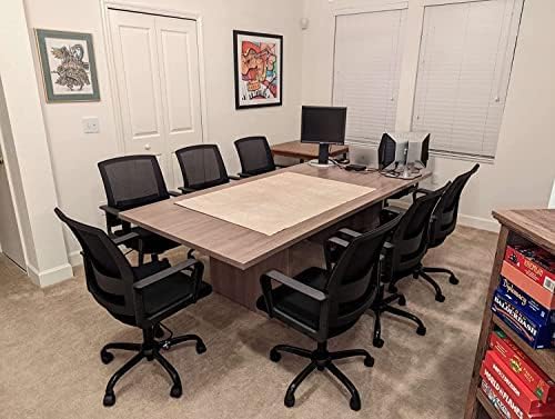 CLATINA Ergonomic Rolling Mesh Desk Chair with Executive Lumbar Support and Adjustable Swivel Design for Home Office Computer Black 2 Pack-DeskLoop Office