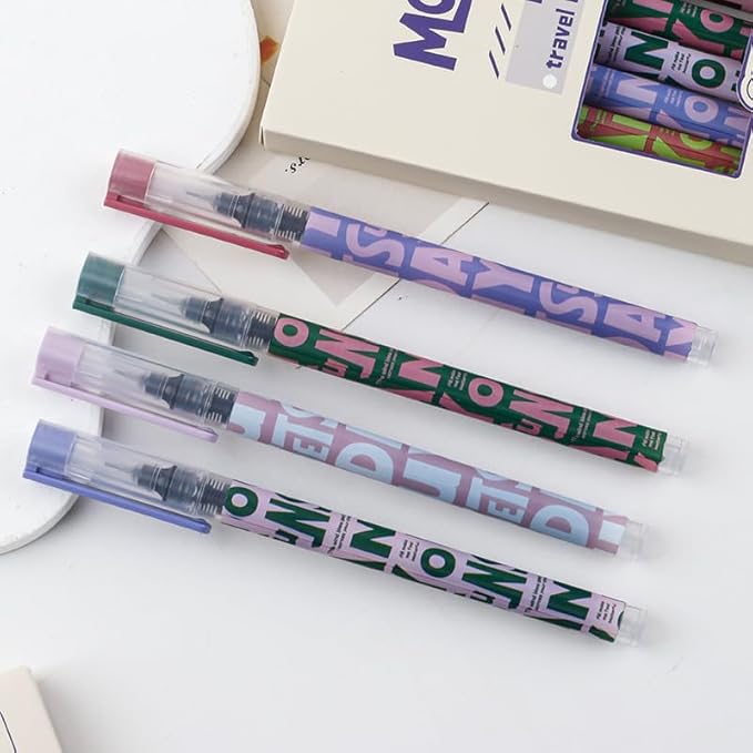 9 Pcs Gel Ink Pen Ballpoint Pens Black 0.5mm Quick Dry Fine Point Smooth Writing For Journaling Drawing Note-Taking College Office School Supplies-DeskLoop Office