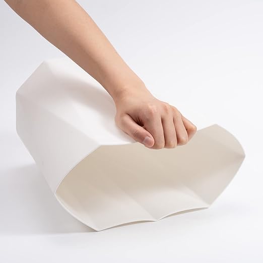 12L Trash Can Wastebasket Plastic Trash Bin Garbage Container Rubbish Can Paper Basket Office Organizer for Bedroom Home Office, 6 White-DeskLoop Office