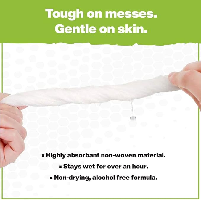 Crocodile Cloth Outdoor Cleaning Wipes – 8 Packs/640 Total Count Plant-Based Cloths (15"x10"), Skin Safe, Pre-Moistened, Aloe & Vitamin E Infused, Large, Absorbent, Multi-Surface Disposable Wipes-DeskLoop Office