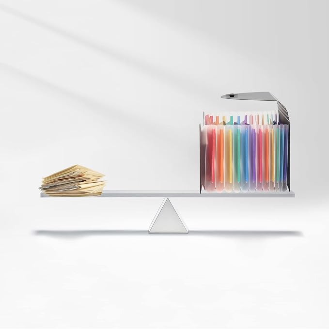 Uquelic Stand Receipt Organizer Folder - Image 7