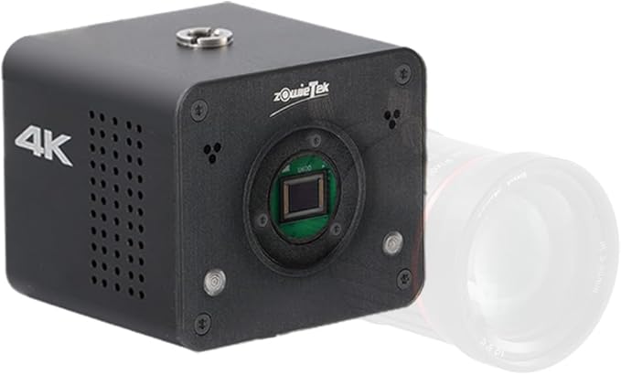 4K POV Box Camera PoE, ZowieCAM, Webcam, Simultaneously HDMI & SDI Output, RTSP/RTMP(s)/SRT, Standalone Live Streaming to YouTube/Twitch for Webcast, Meeting, Teaching & Gaming (CS)-DeskLoop Office