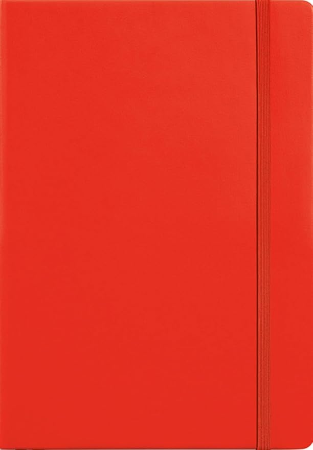 LEUCHTTURM1917 - Notebook Hardcover Medium A5-251 Numbered Pages for Writing and Journaling (Lobster, Squared)-DeskLoop Office