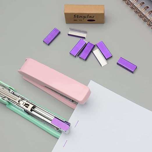 NatSumBasics 4000 Purple Staples Small Colored #10 Staples - Image 8