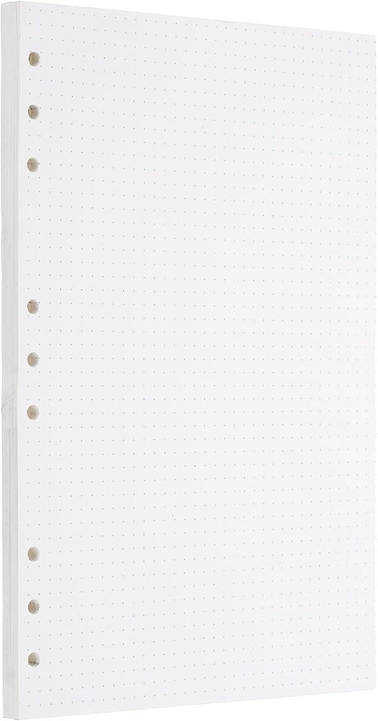 PATIKIL B5 Dot Grid Paper 9-Ring Binder Loose Leaf Planner Filler Paper Planner Inserts, 80 Sheets/160 Pages, Lined-DeskLoop Office