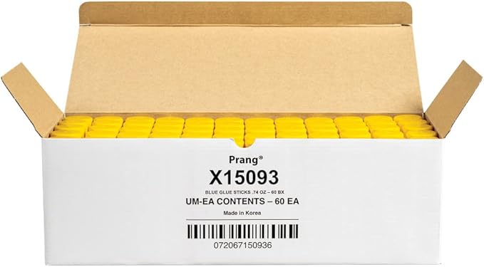 Prang Washable Glue Stick, Blue, 74 Oz., 60 Count-DeskLoop Office