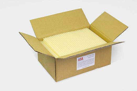 ASA Full Size Hot Glue Sticks for Glue Gun - 7/16" x 10" | High-Strength Hot Gun Sticks Adhesive for Corrugated Materials | Industrial Grade for Packaging & Woodworking | Pack of 189-DeskLoop Office