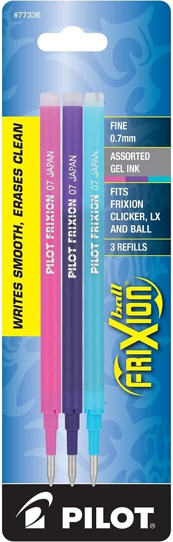 Pilot Refills for Frixion Erasable Gel Ink Pens, Fashion Assorted - Image 2