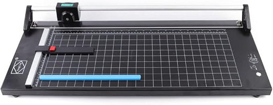 24Inch Rotary Trimmer Paper Cutter,Manual Precision Paper Cutters Trimmers Photo Paper Cutter with Automatic Paper Weighting,Self-Sharpening for Craft Paper, Card Stock and Office Paper-DeskLoop Office
