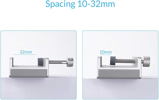 ORICO USB 3.0 Hub Clamp Adapter, Aluminum 4-Port USB Splitter with Extra Power Supply Port and 4.92 FT USB Data Cable, Ultra-Portable USB Expander for 2021 iMac/Laptop/PC-DeskLoop Office