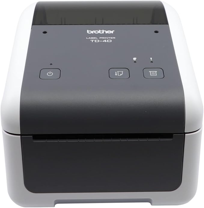 Brother TD-4520DN Entry Level Direct Thermal Desktop Printer, Print Labels and Receipts, 300 dpi, 6ips, USB 2.0-DeskLoop Office