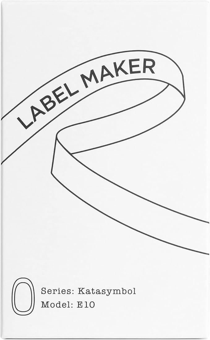 SUPVAN E10 Bluetooth Label Maker Machine with Tape, Continuous Waterproof Label, Versatile App with 35 Fonts and 1k+ Icons, Inkless Labeler for Home, Kitchen, School, Office Organization, Black-DeskLoop Office